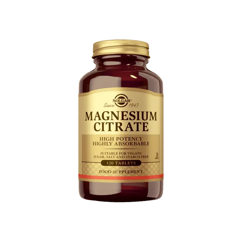 Magnesiumsitraatti 120 tabl, Solgar