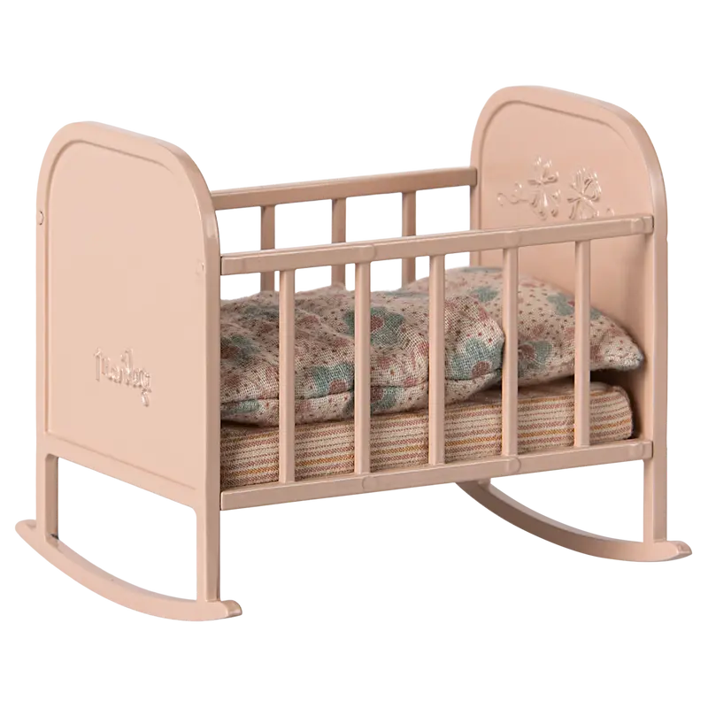 Maileg Cradle, My - Light rose