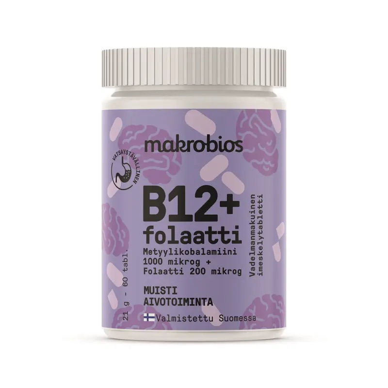 Makrobios B12 + Folaatti