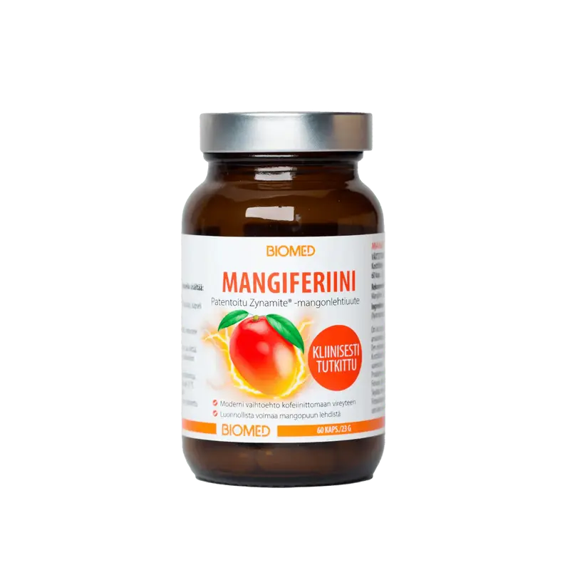 Mangiferiini Zynamite -mangonlehtiuute 60 kaps, Biomed