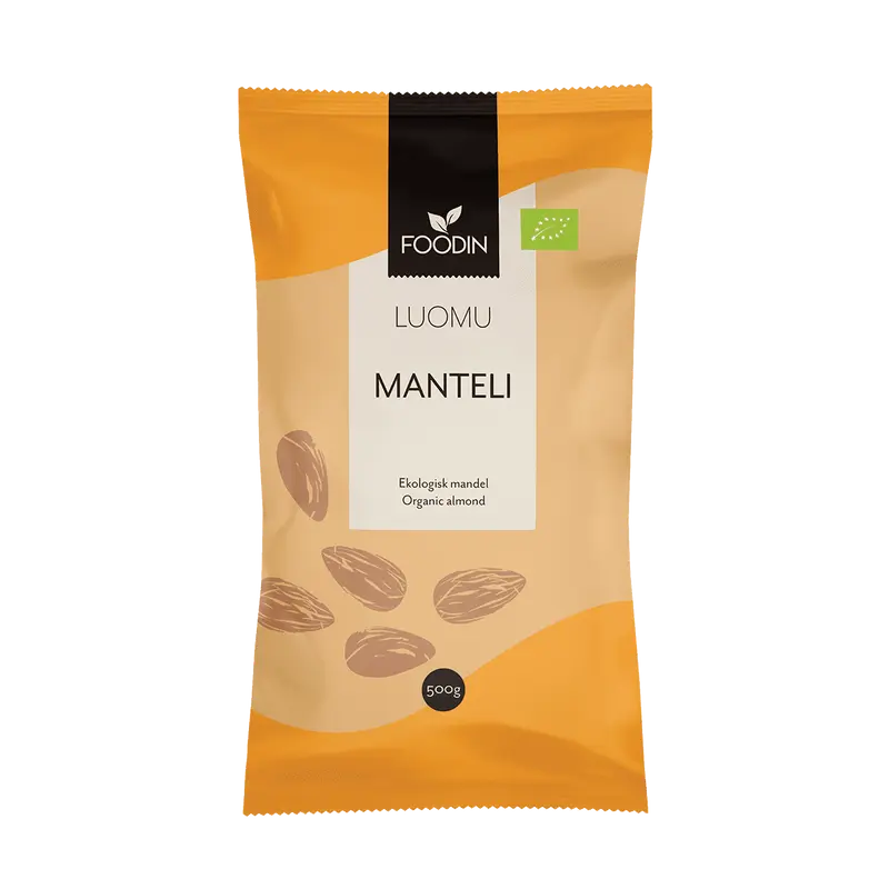 Manteli kuorellinen 500 g, Foodin