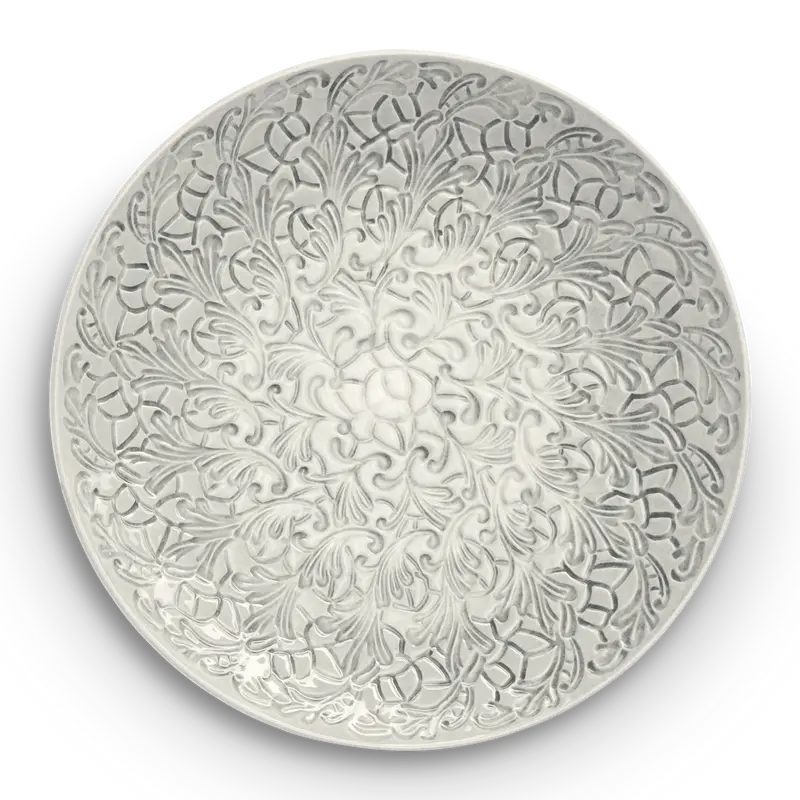 Mateus Lace tarjoilulautanen ø34cm, harmaa