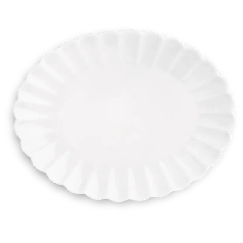 Mateus Oyster tarjoilulautanen 35*30cm, valkoinen