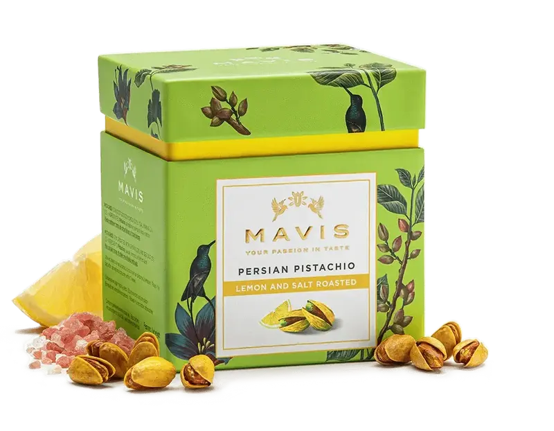 Mavis Pistaasipähkinät sitruuna & merisuola