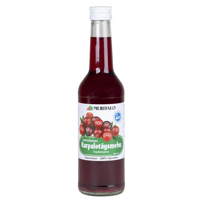Meritalo Suomalainen Karpalotäysmehu 350ml, ei lisättyä sokeria