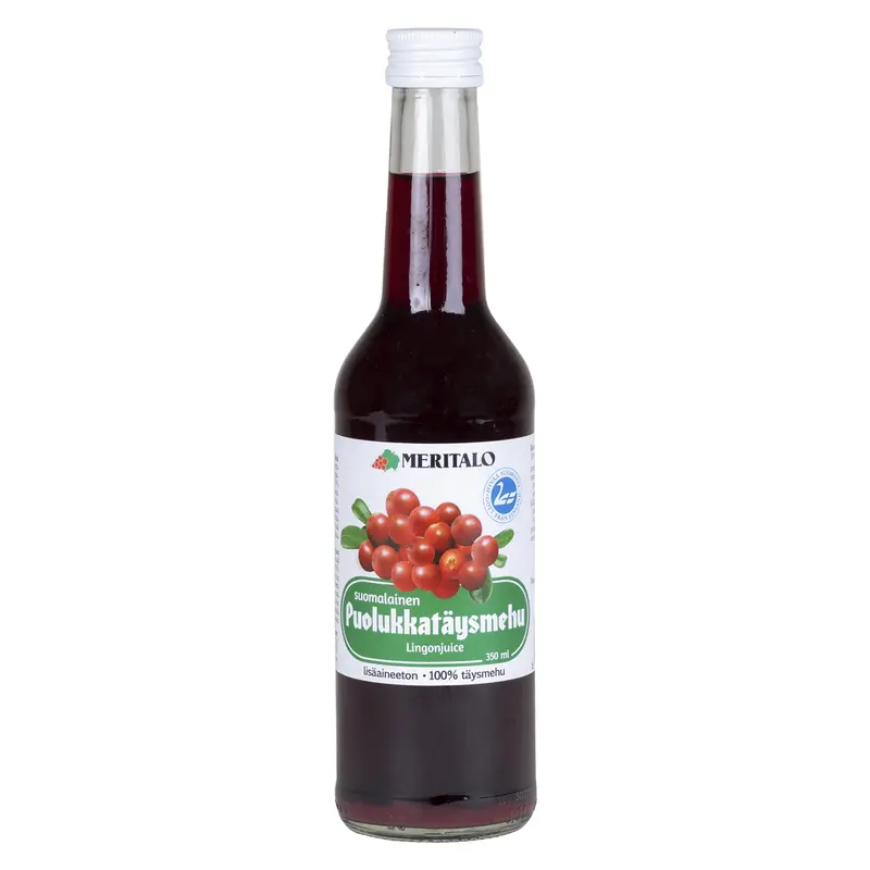 Meritalo Suomalainen Puolukkatäysmehu 350ml sokeroimaton