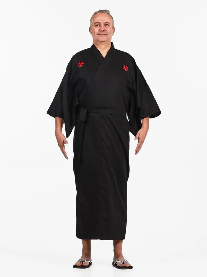 Miesten japanilainen samurai-kimono