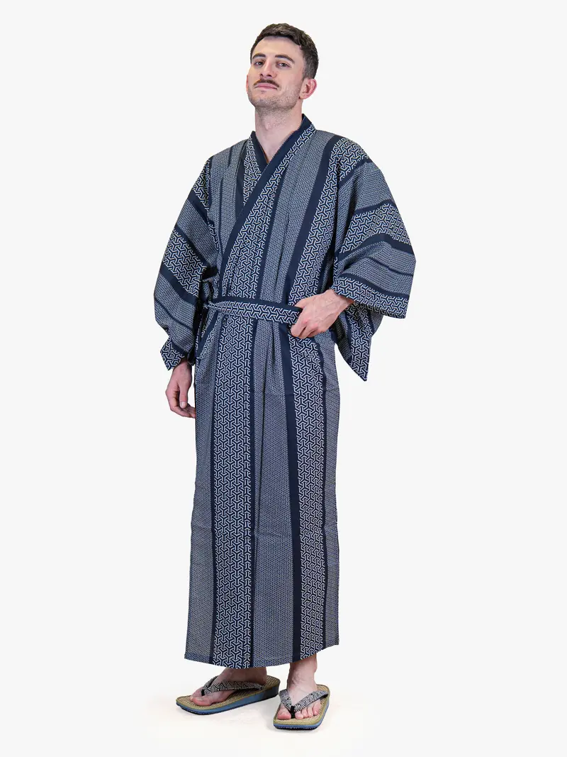 Miesten Yukata-kimono – Kumi-Kikkō