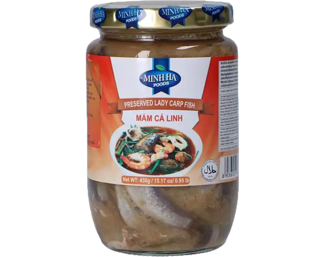MINH HA PRESERVED LADY CARP MAM CA LINH 430G