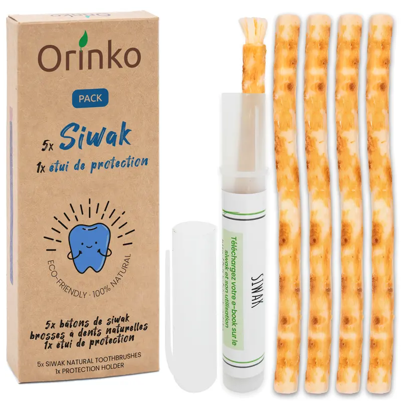 Miswak ( Siwak) x5 + suojakotelo