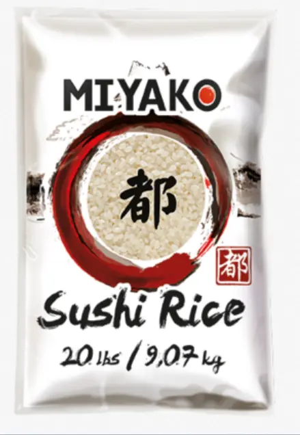 MIYAKO, SUSHI RICE 9.07KG