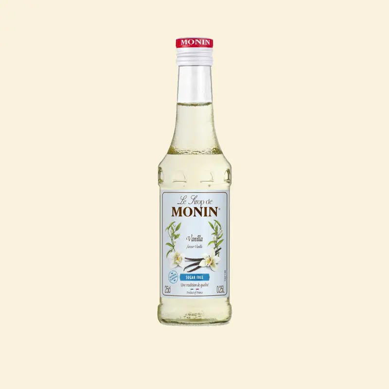 Monin vanilja sokeriton makusiirappi, 25cl