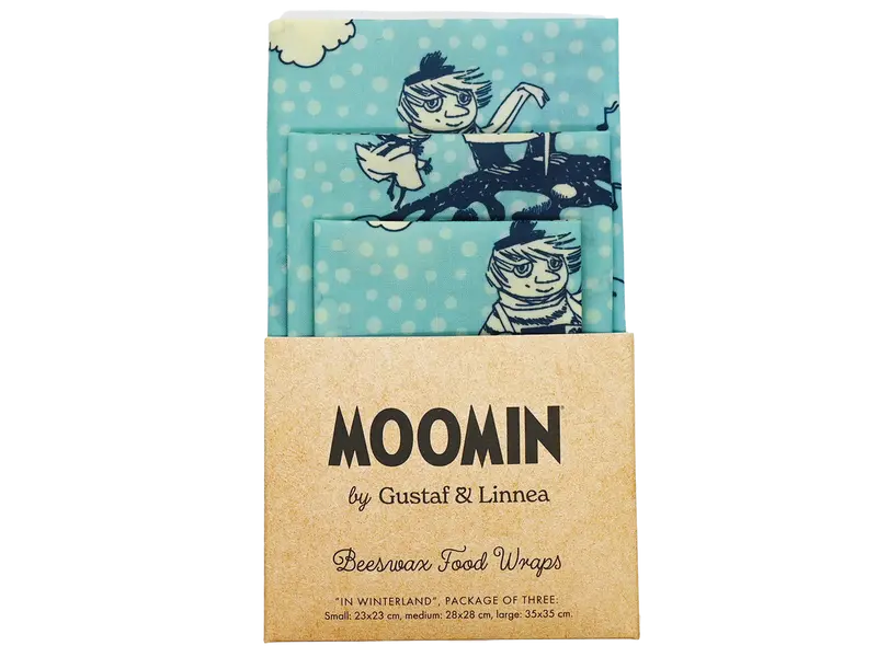 Moomin by G&L - Mehiläisvahakääre "In Winterland" 3-pack