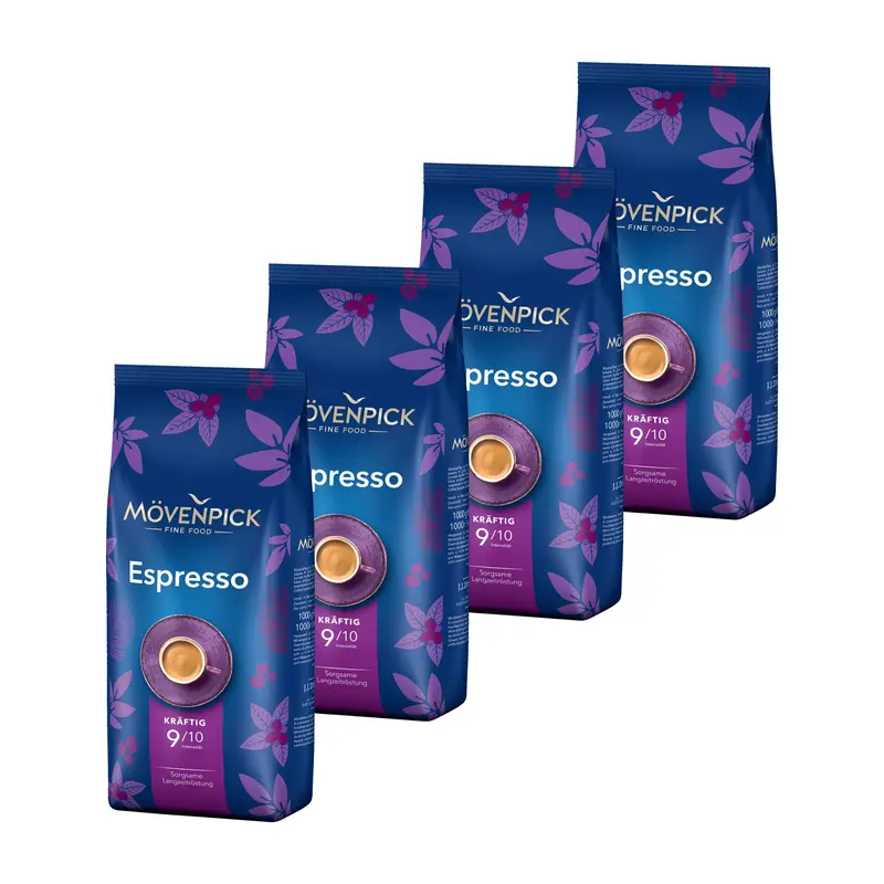 Mövenpick Espresso papuina - Säästöpakkaus 4x 1000g