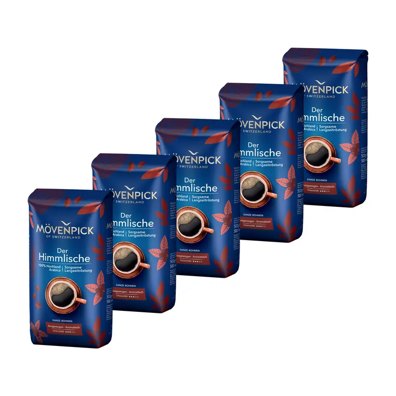 Mövenpick Himmlische 500g papuina - Säästöpakkaus 5x 500g