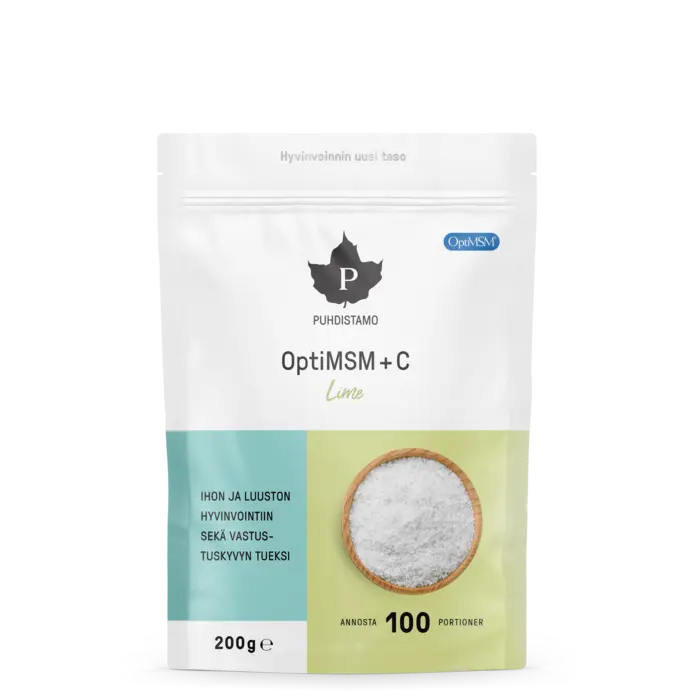 MSM+C -jauhe, Lime, 200 g