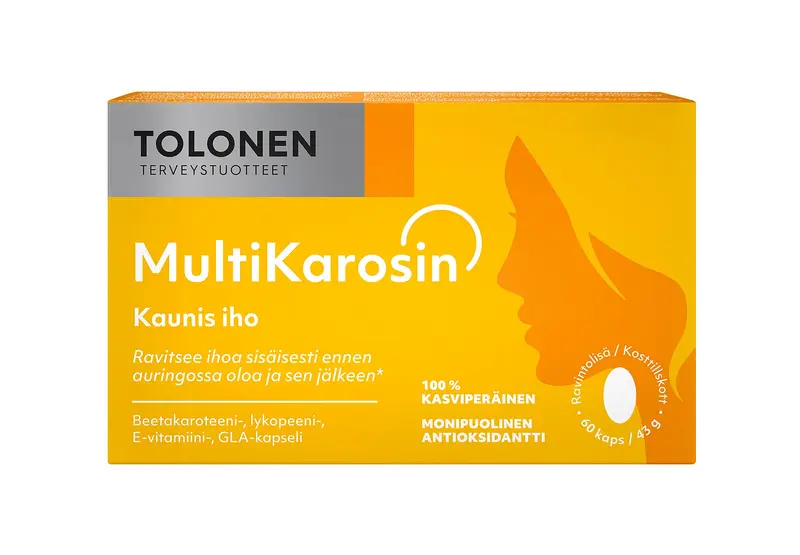 Multikarosin-aurinkokapselit, 43 g