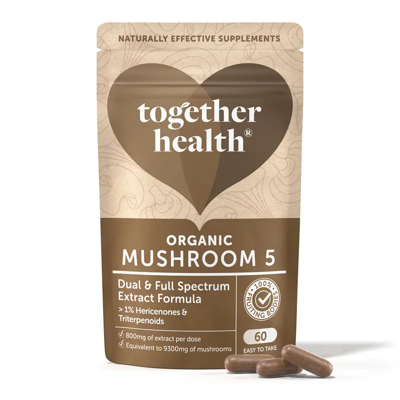 Mushroom 5 Luomu, 60 kaps