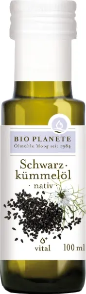 Mustakuminaöljy (Nigella sativa) (ryytineidonsiemenöljy), 100 ml