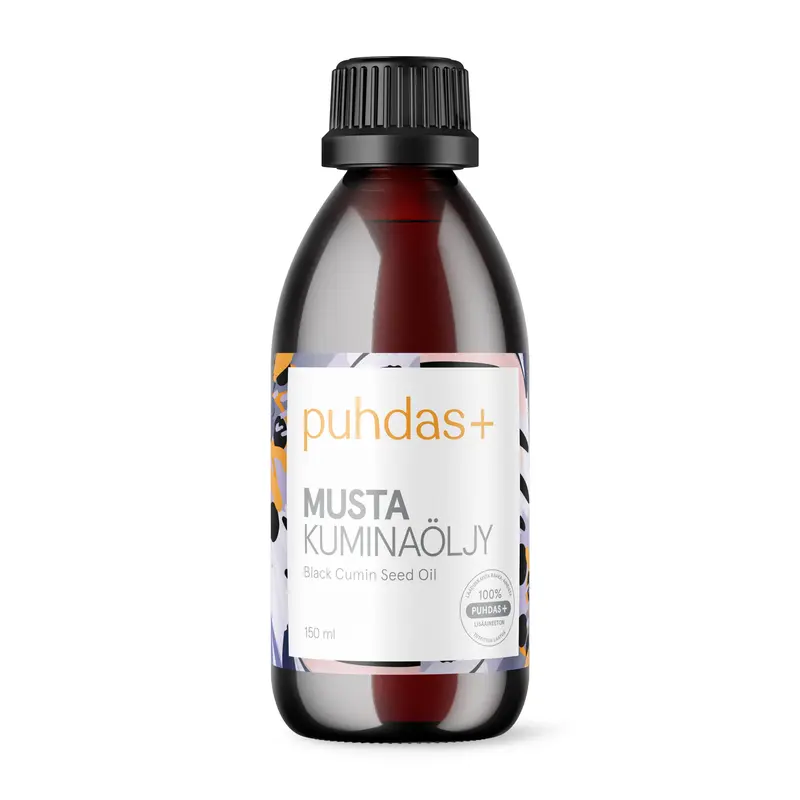 Mustakuminaöljy Premium 100%, 150 ml