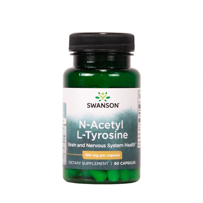 N-asetyyli L-tyrosiini 350 mg 60 kapselia