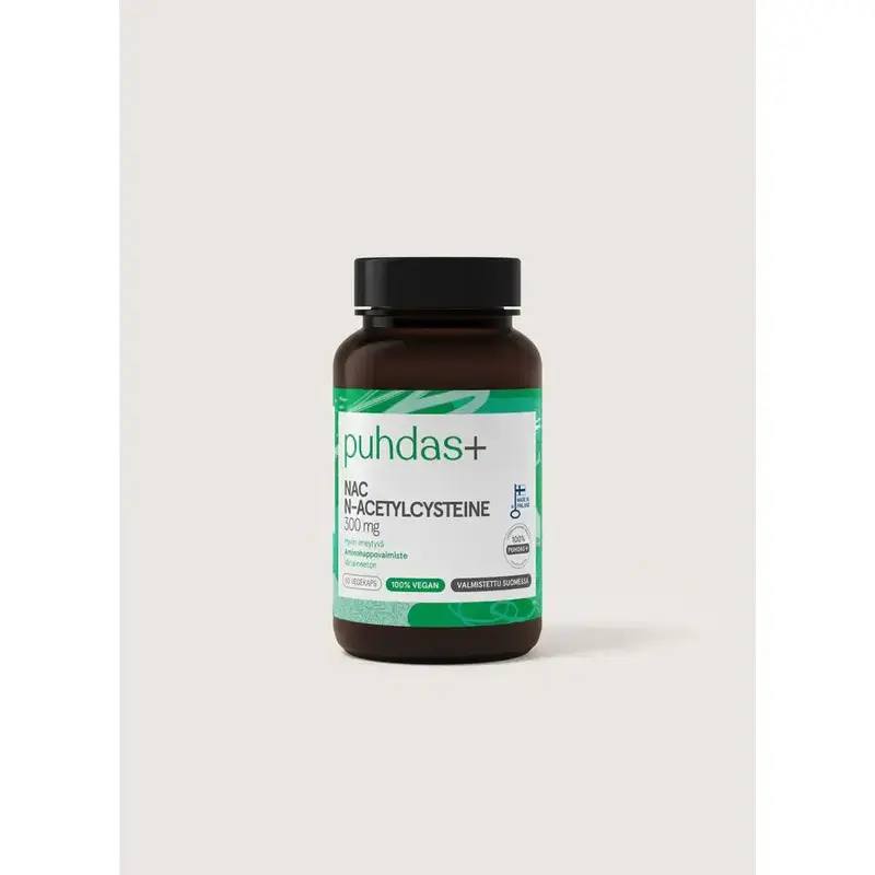 NAC 300 mg 60 kaps, Puhdas+