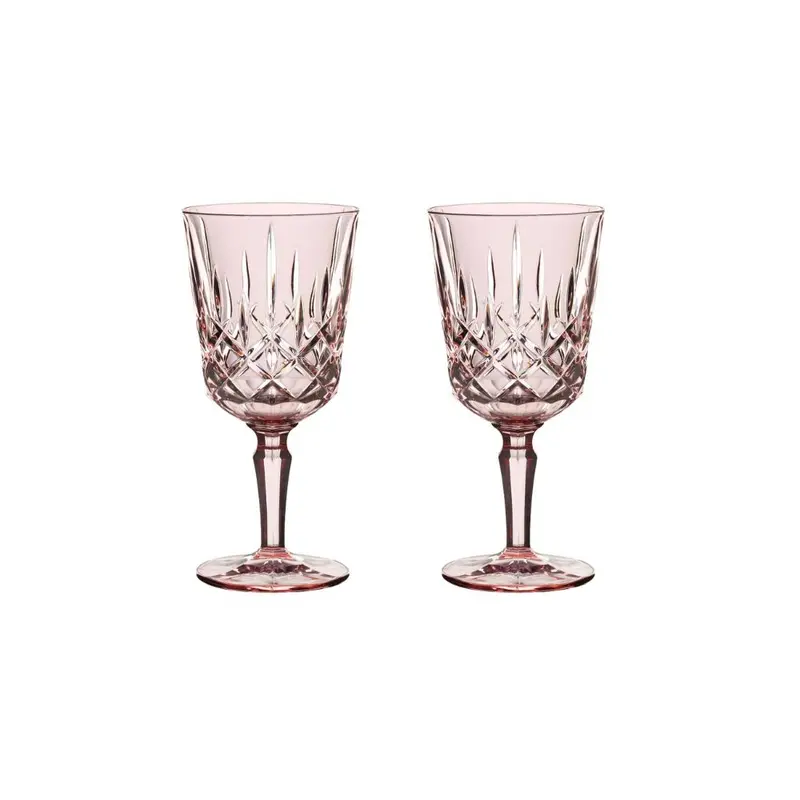 Nachtmann Noblesse -cocktail-/viinilasi 2 kpl vaaleanpunainen