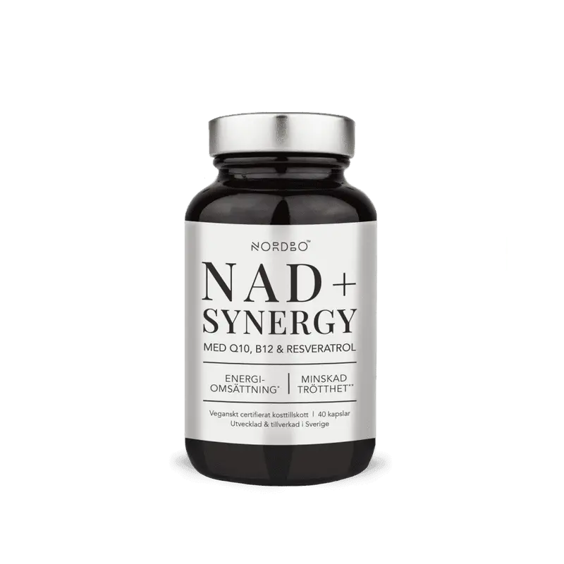 NAD + Synergy 40 kaps, Nordbo