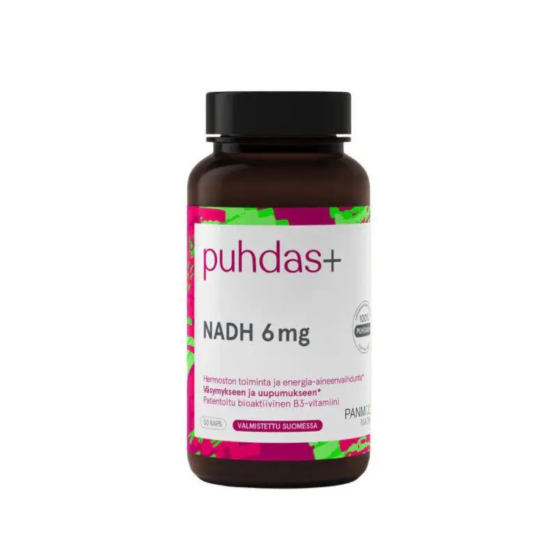 Nadh 6mg 50kaps, Puhdas+