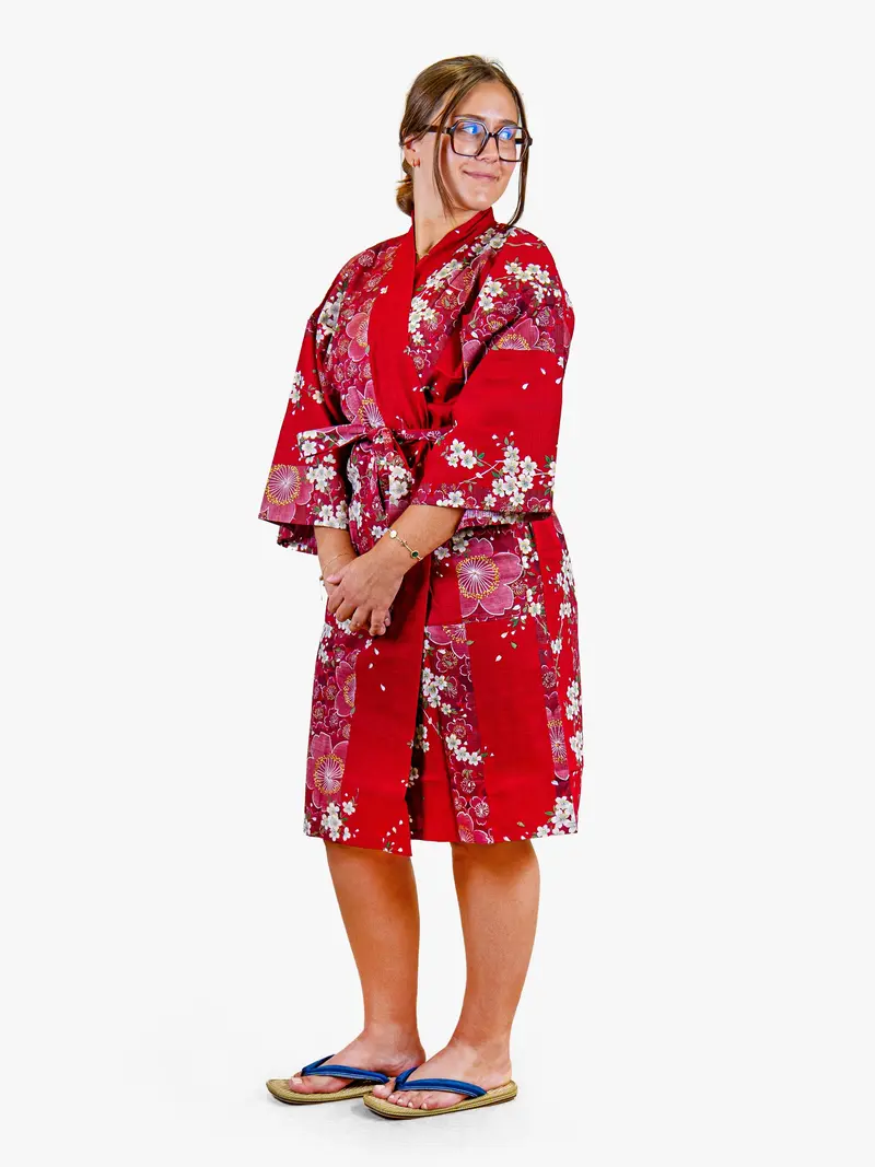 Naisten Happi-kimono – Punainen Sakura