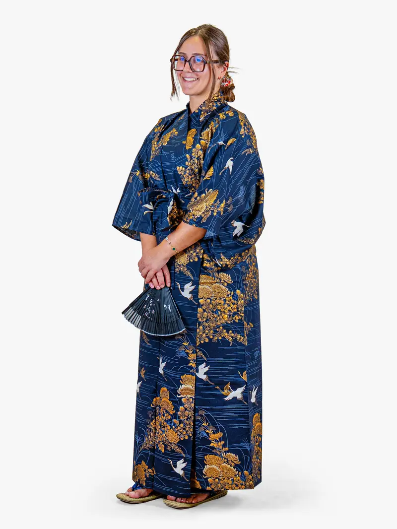Naisten Japanilainen Kimono – Kiku Tsuru