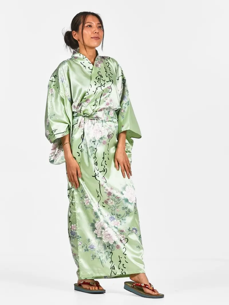 Naisten japanilainen Kimono Shi to Hana