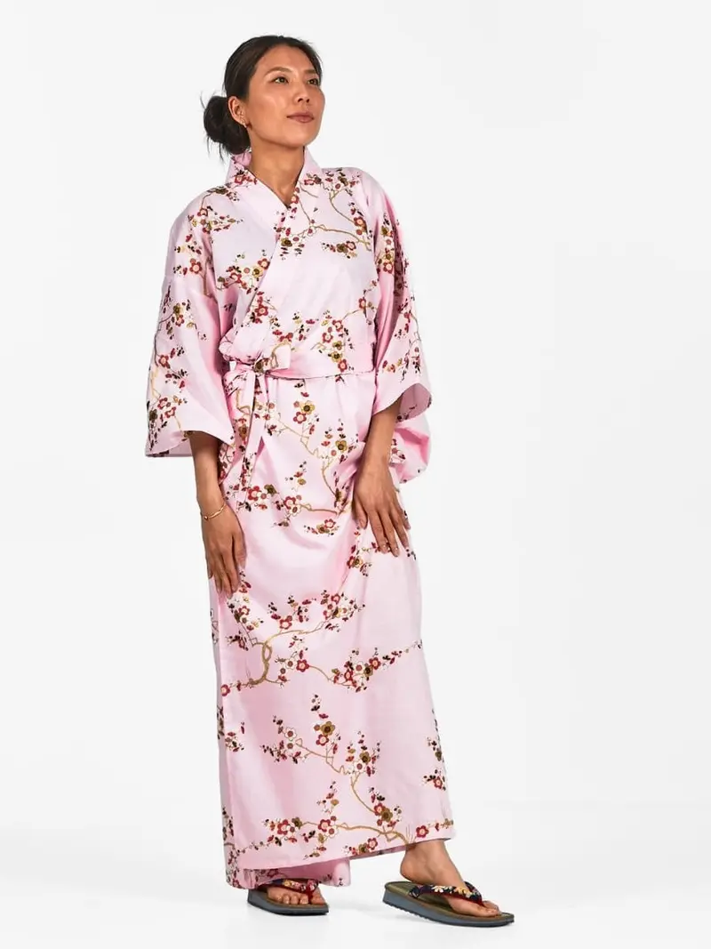 Naisten Yukata Kimono Ōgonbai