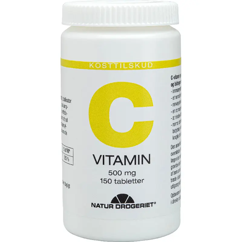 Natur Drogeriet C-vitamin 500 mg (150 kpl)