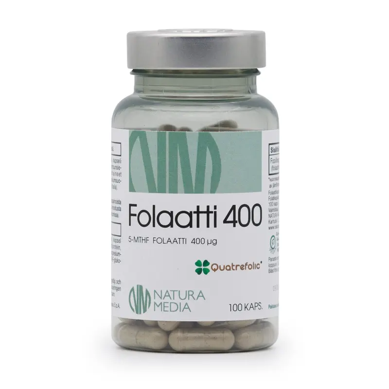 Natura Media Folaatti 400 mikrog
