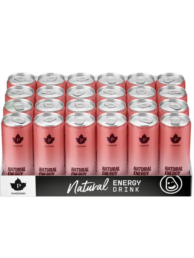 Natural Energy Wild Strawberry - 330 ml 24-pack