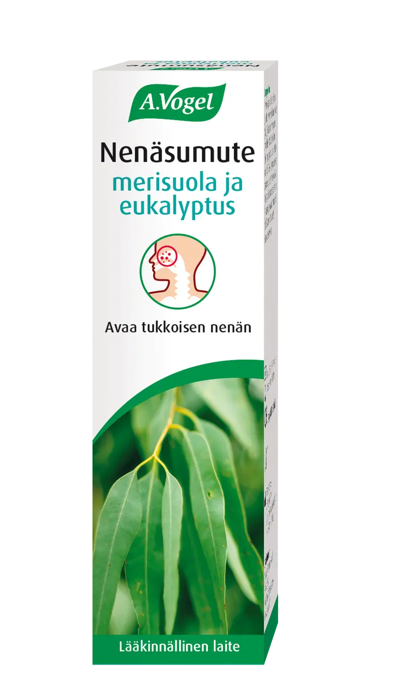Nenäsumute, merisuola & eukalyptus, 20 ml
