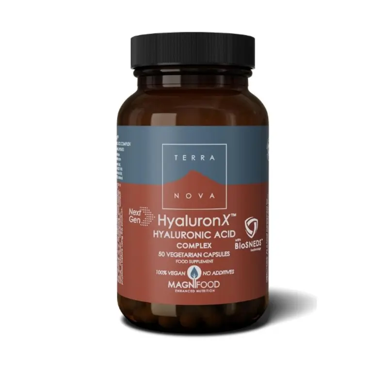 NextGen HyaluronX™ Hyaluronic Acid Complex 50 vegekaps, Terranova