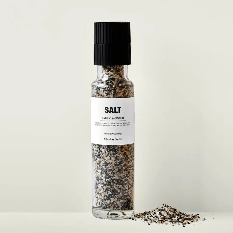 Nicolas Vahé suolaseos valkosipuli, inkivääri & mustaseesami 255g