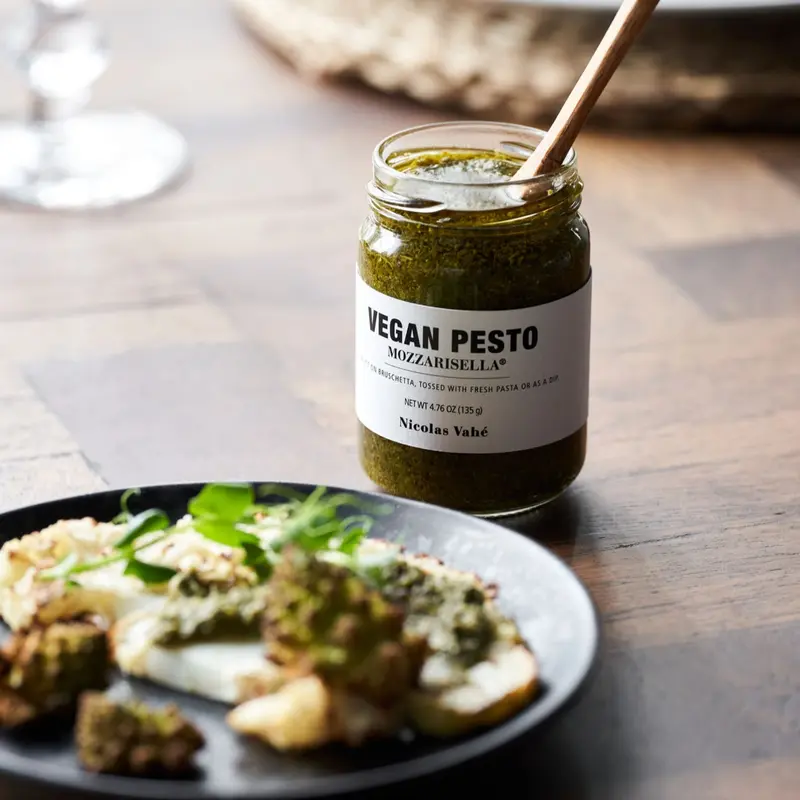 Nicolas Vahé vegaaninen pesto Mozzarisella® 135g