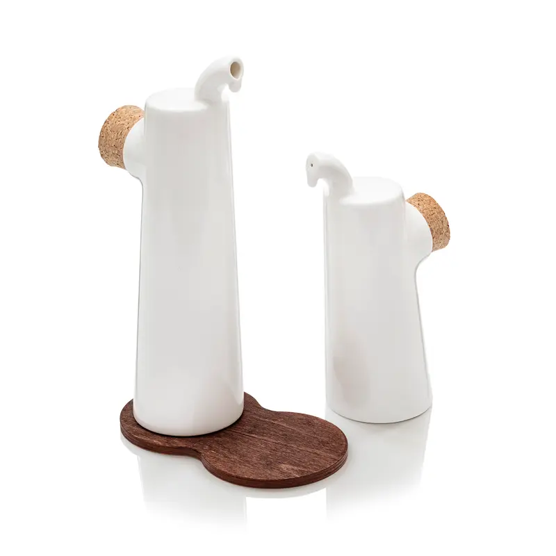 NOKKA non drip oil & vinegar bottle set