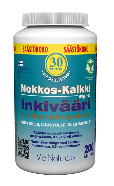Nokkos-Kalkki-Inkivääri 200tbl.