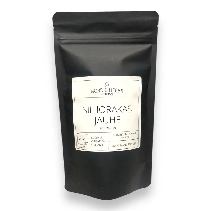Nordic Herbs Luomu Siiliorakas ( Lion´s Mane ) jauhe 80g