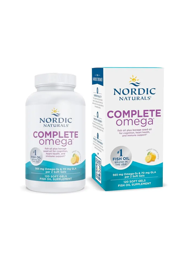 Nordic Naturals Complete Omega-D3 565mg Lemon 120 Kapselit