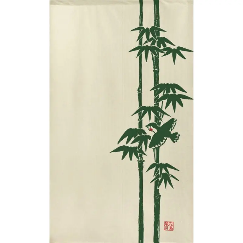Noren Japanilainen beige bambu