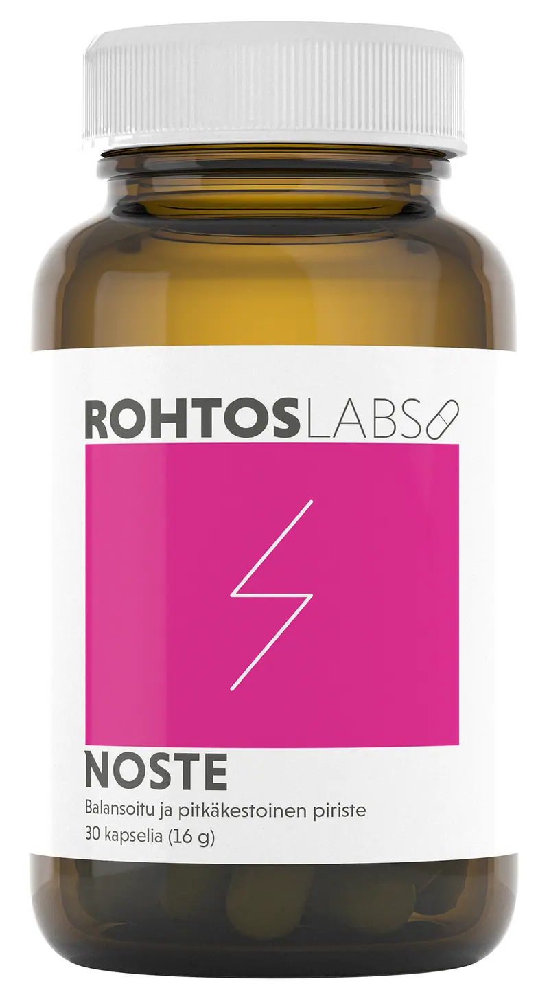 NOSTE (PIRISTE) -kofeiini- & teaiiniravintolisä, 16 g