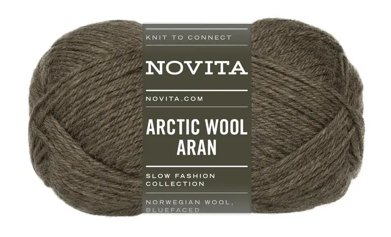 Novita Arctic Wool Aran 100g tundra