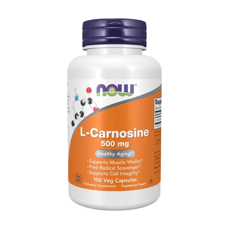 NOW Foods L-Carnosine 500 mg 100 kapselit