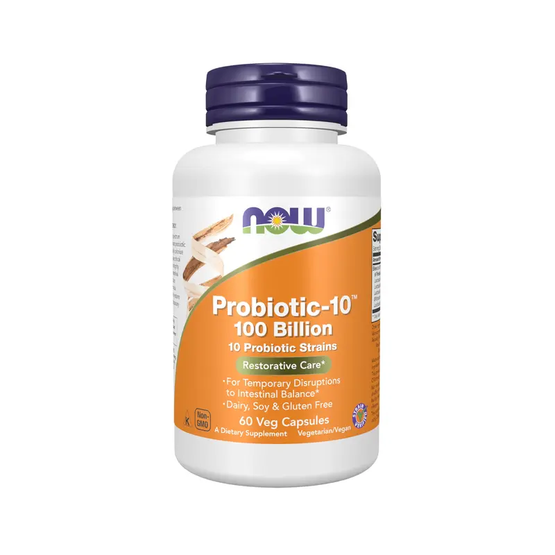 NOW Foods Probiotic-10 100 Billion 60 kapselit