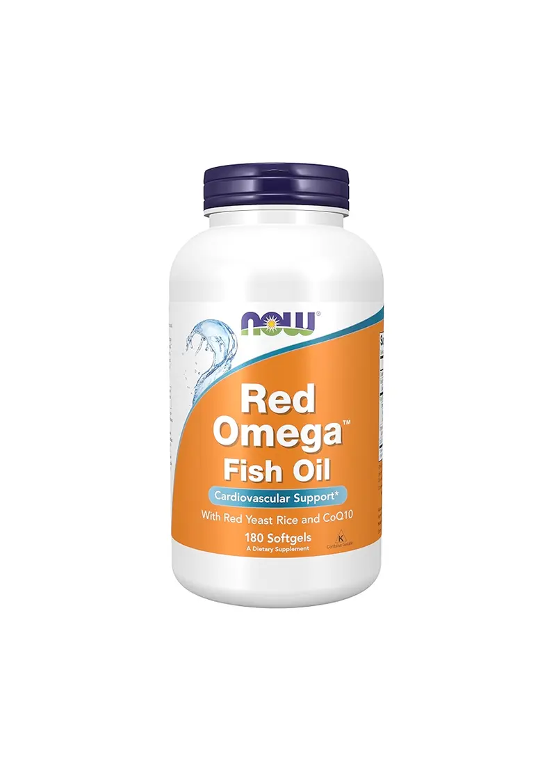 NOW Foods Red Omega (Red Yeast Rice) 180 Kapselit